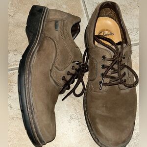 Clarks air Men's Brown Leather Shoes